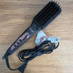 L'ange Black Hair Straightening Brush